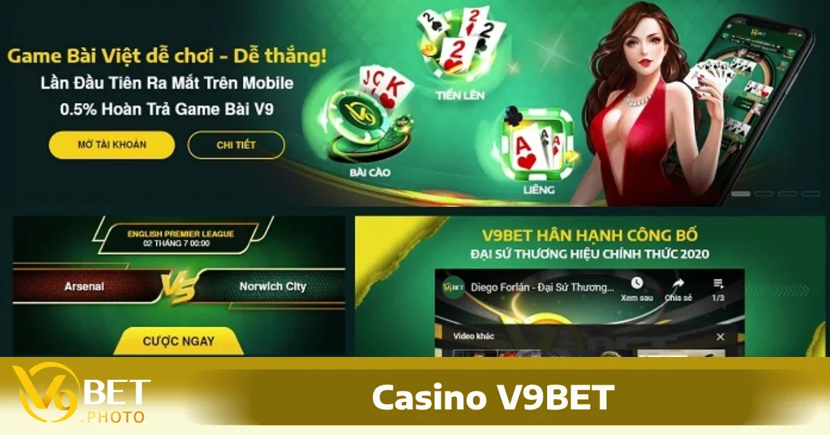 casino V9BET 2 Các trò chơi hấp dẫn tại casino V9BET