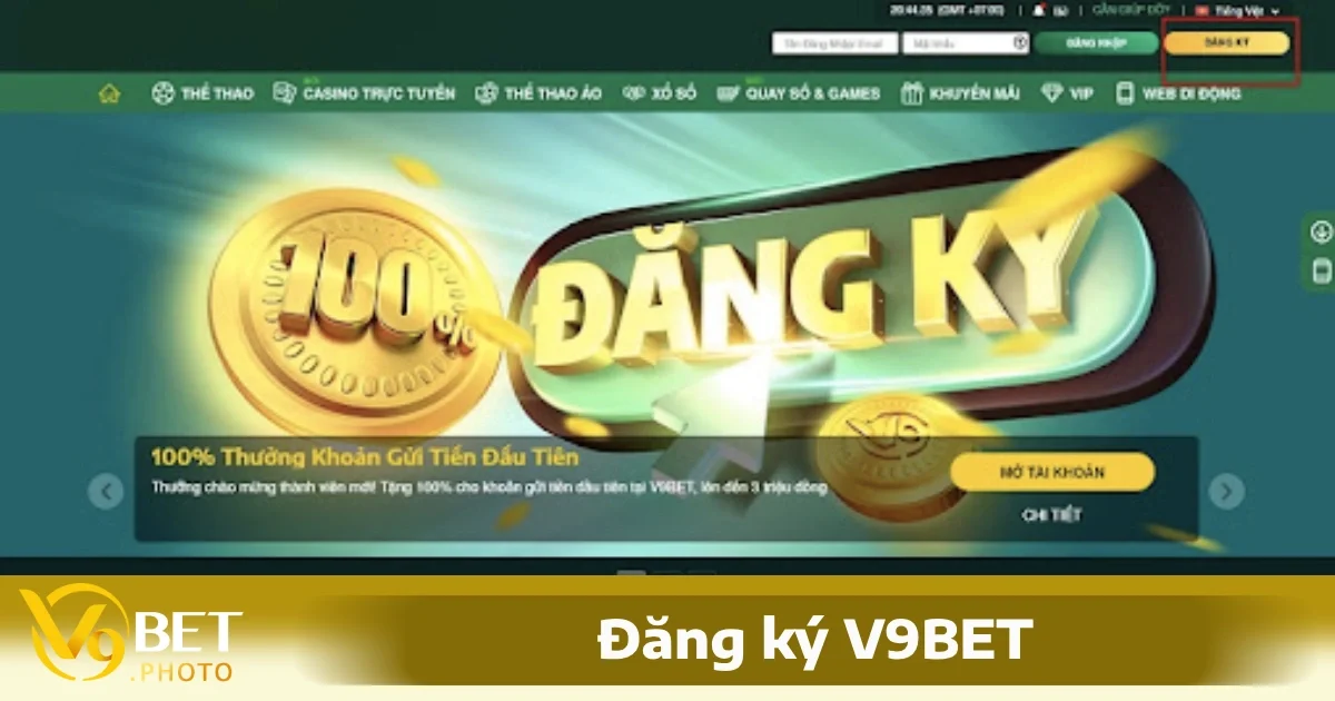 Những điều cần lưu ý khi đăng ký V9BET