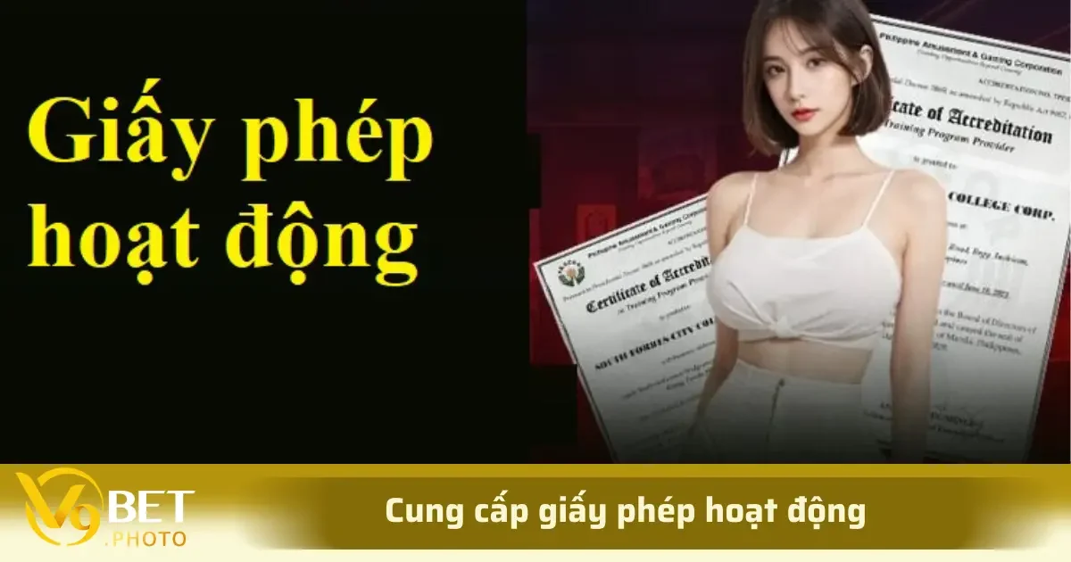 Trong lĩnh vực cá cược trực tuyến, giấy phép hoạt động chính là giấy chứng nhận pháp lý, thể hiện rõ ràng rằng nhà cái đã đáp ứng đủ các tiêu chuẩn cần thiết của các tổ chức quản lý có thẩm quyền.