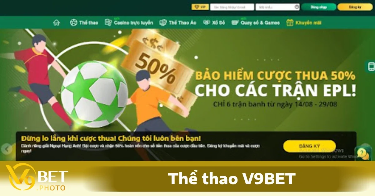 thể thao V9BET 2 Thể thao V9BET năng động và kịch tính