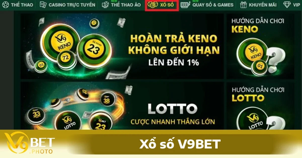 xổ số V9BET 2 Đặc điểm của từng loại xổ số V9BET